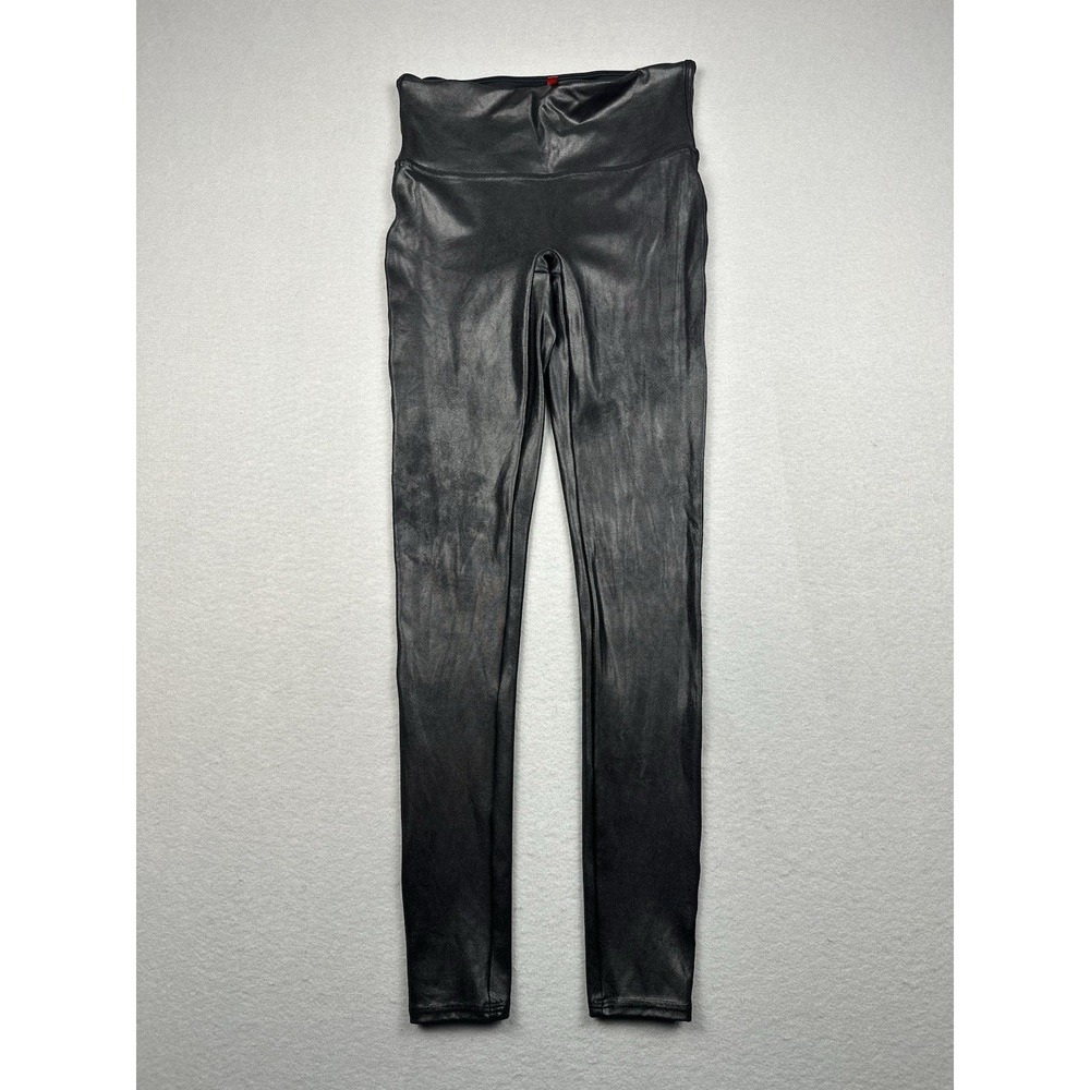 Spanx Faux Leather Leggings Brown  Women's size Small S/P